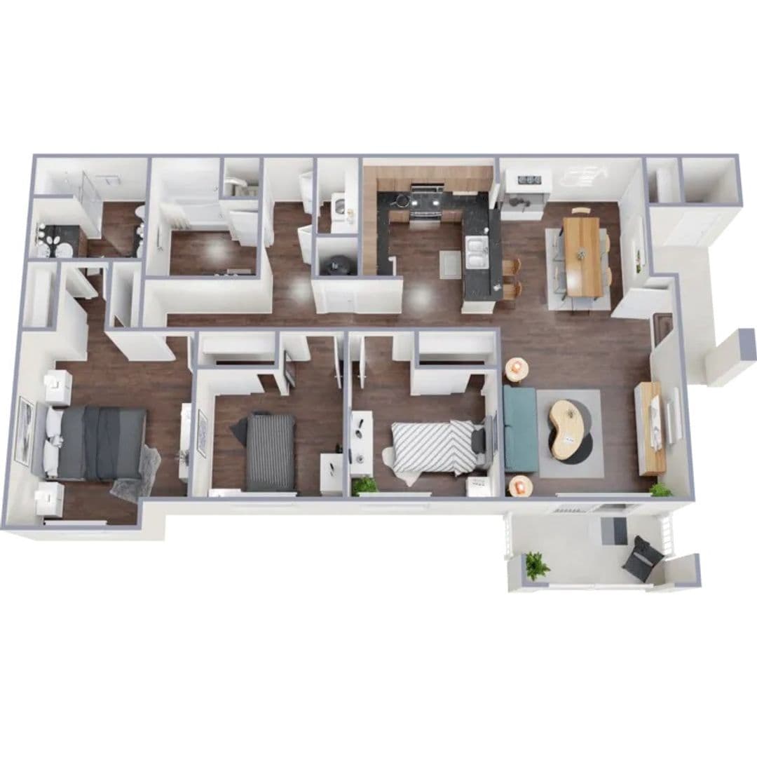 Merced Apartment: 3786 Horizons Ave.