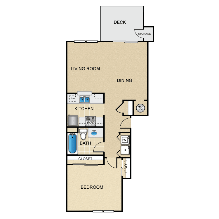 Fresno Apartment: 445 W Nees Ave