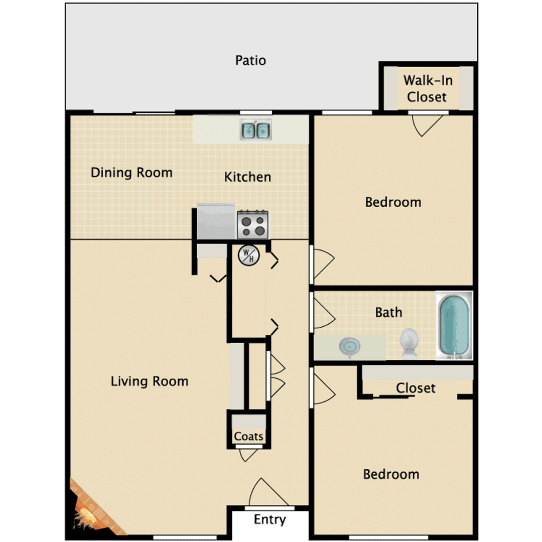 Merced Apartment: 1287 Loughborough Dr.