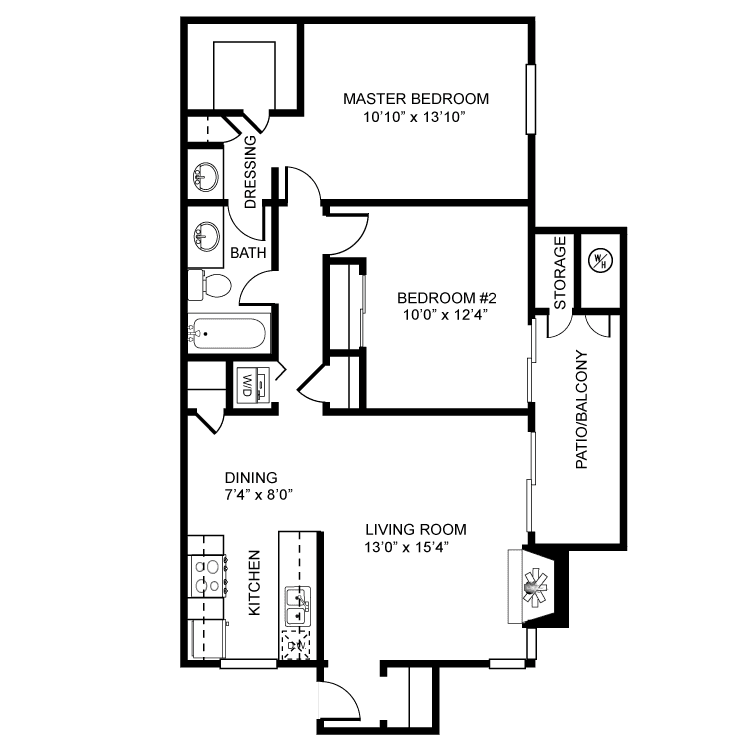 Bakersfield Apartment: 8200 Kroll Way