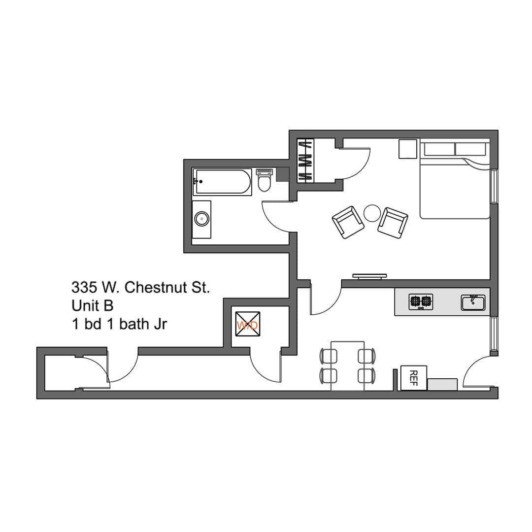 West Chester Apartment: 327-337 W Chestnut St