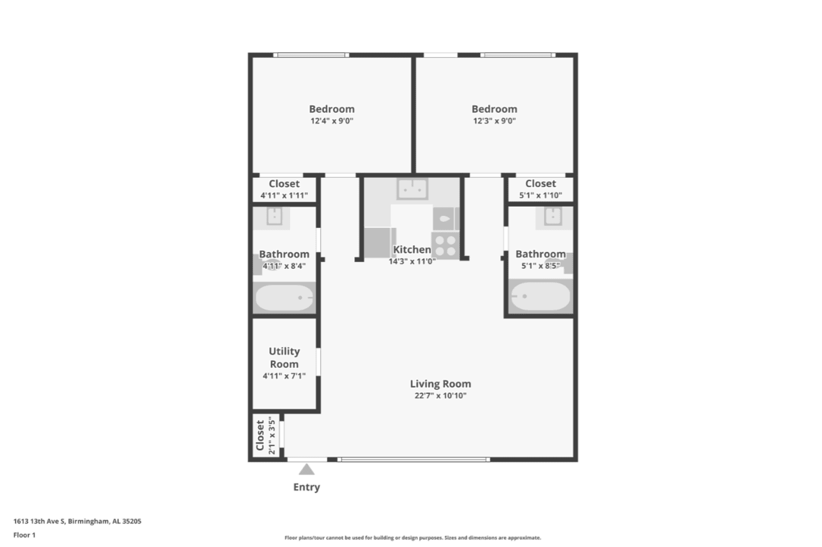 Birmingham Apartment: 1613 13th Ave S