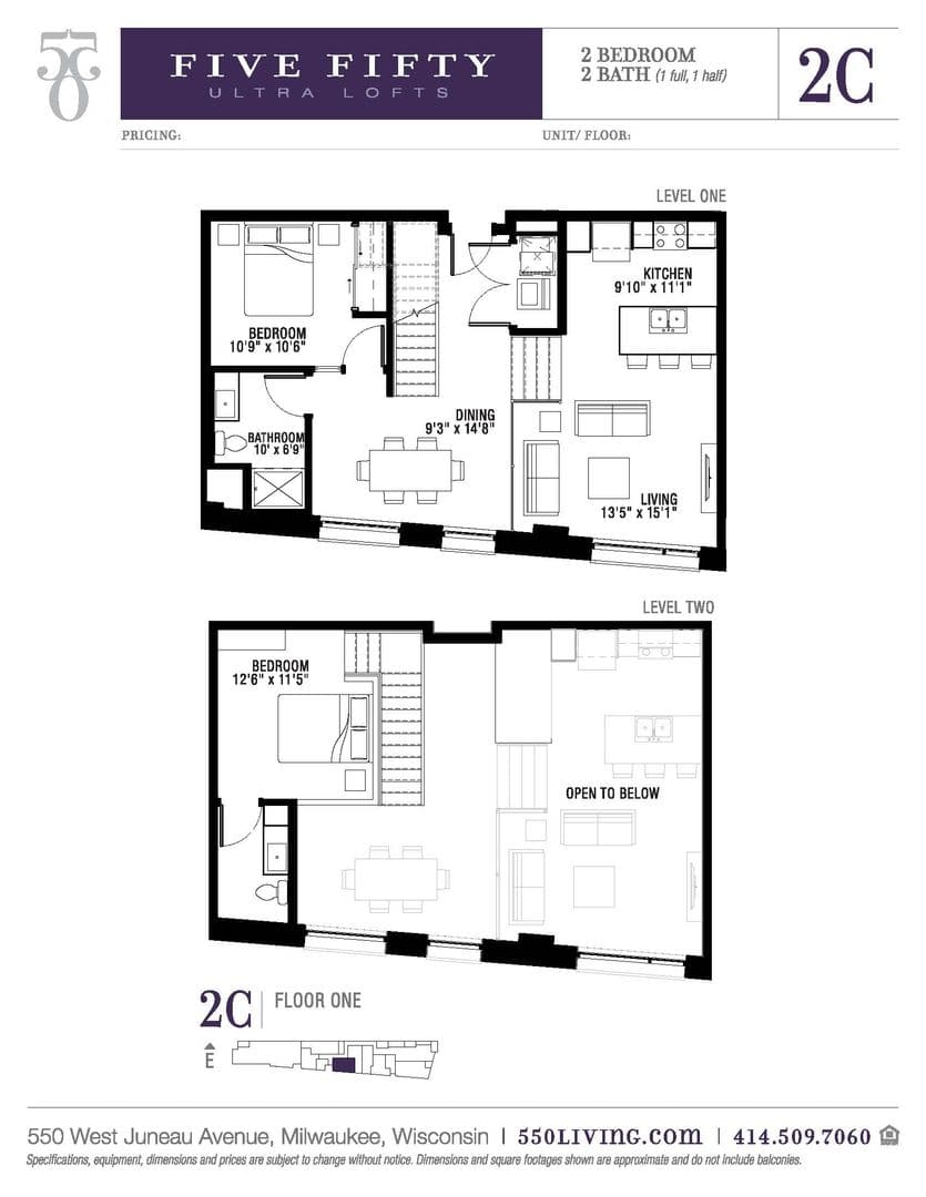 Milwaukee Apartment: 550 W Juneau Ave