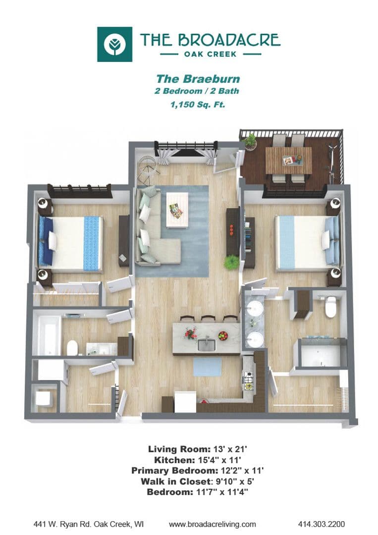 Oak Creek Apartment: 9598 S Clubhouse Wy