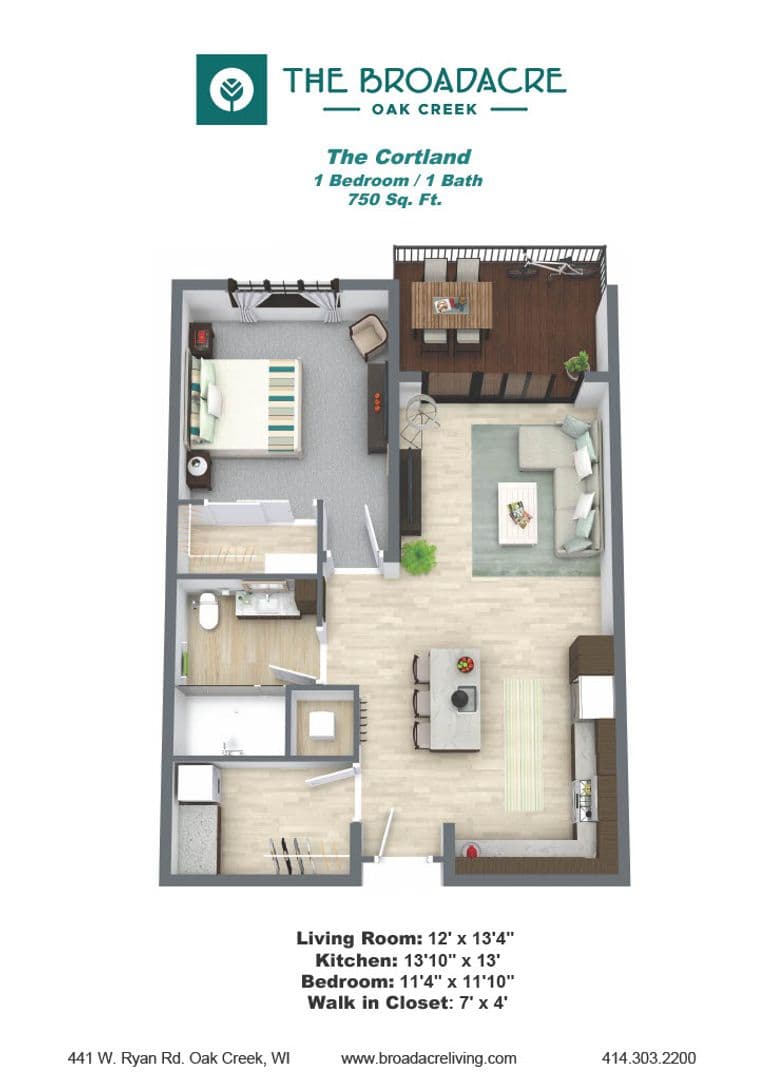 Oak Creek Apartment: 9598 S Clubhouse Wy
