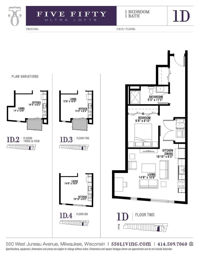 Milwaukee Apartment: 550 W Juneau Ave