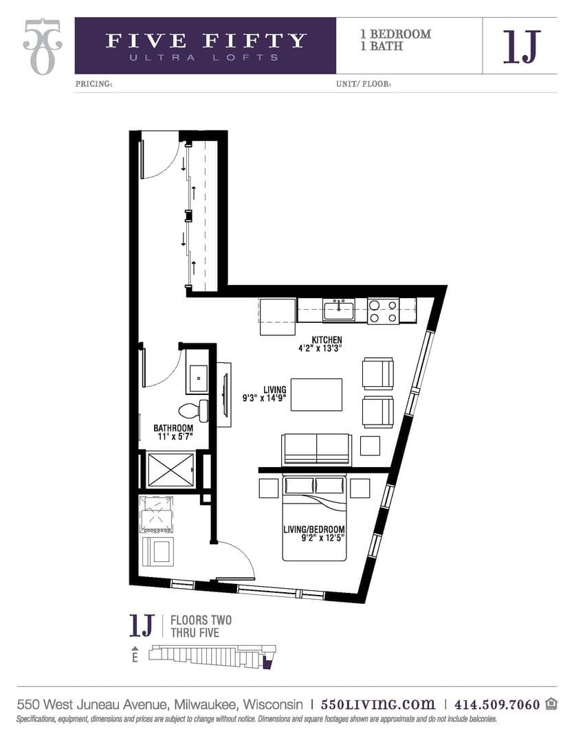 Milwaukee Apartment: 550 W Juneau Ave