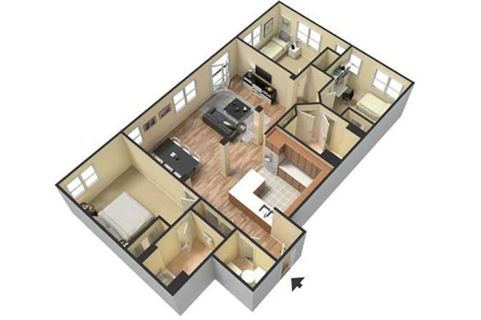Glendale Apartment: 5699 N Centerpark Way