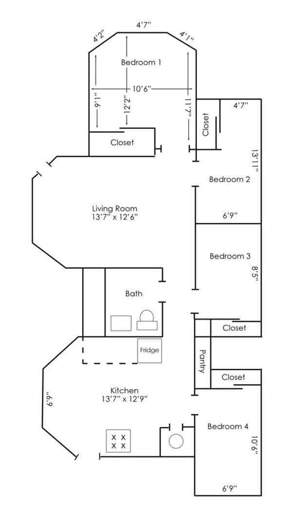 Chicago Apartment: 725 S Loomis Street