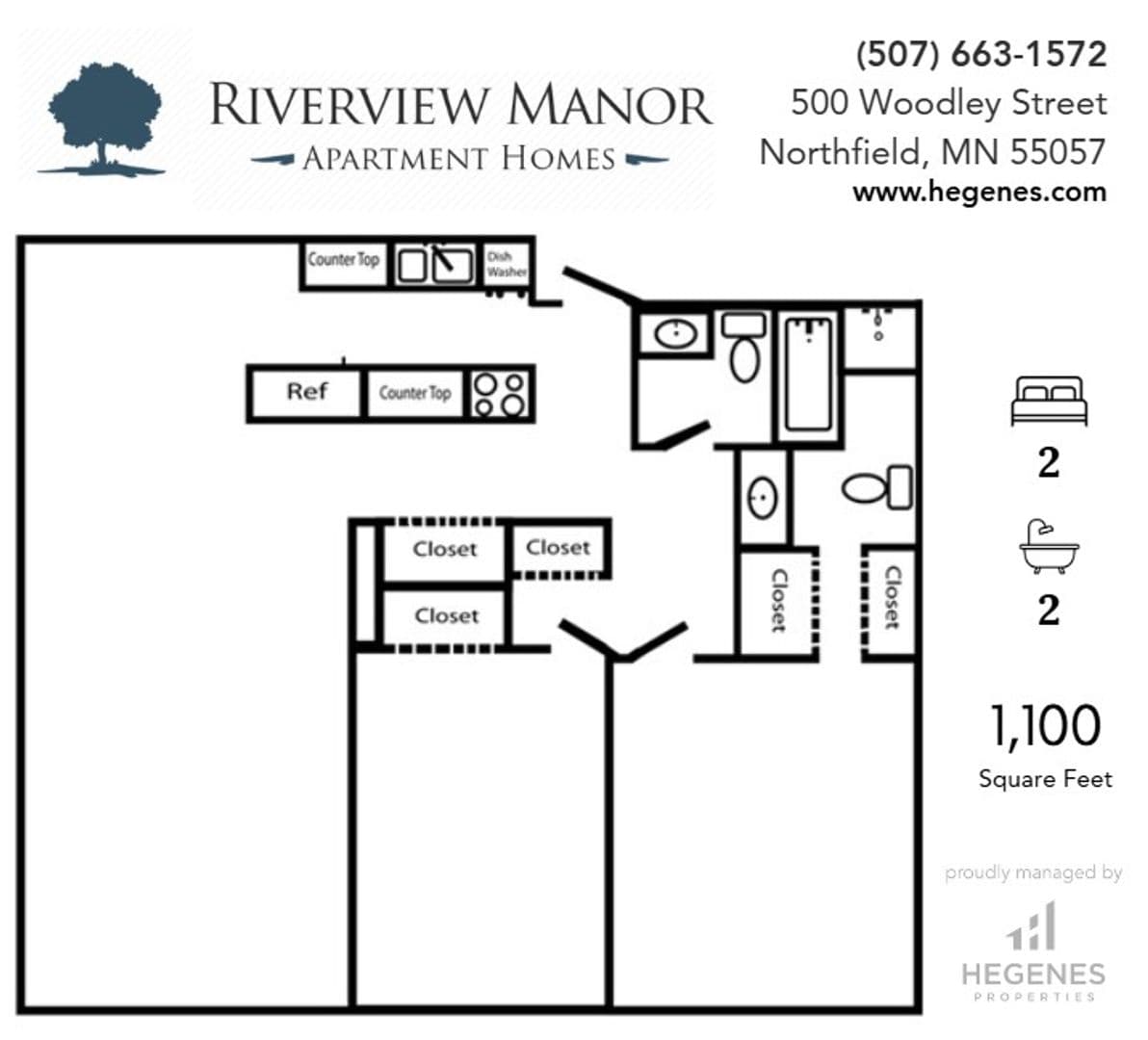 Northfield Apartment: 500 Woodley Street