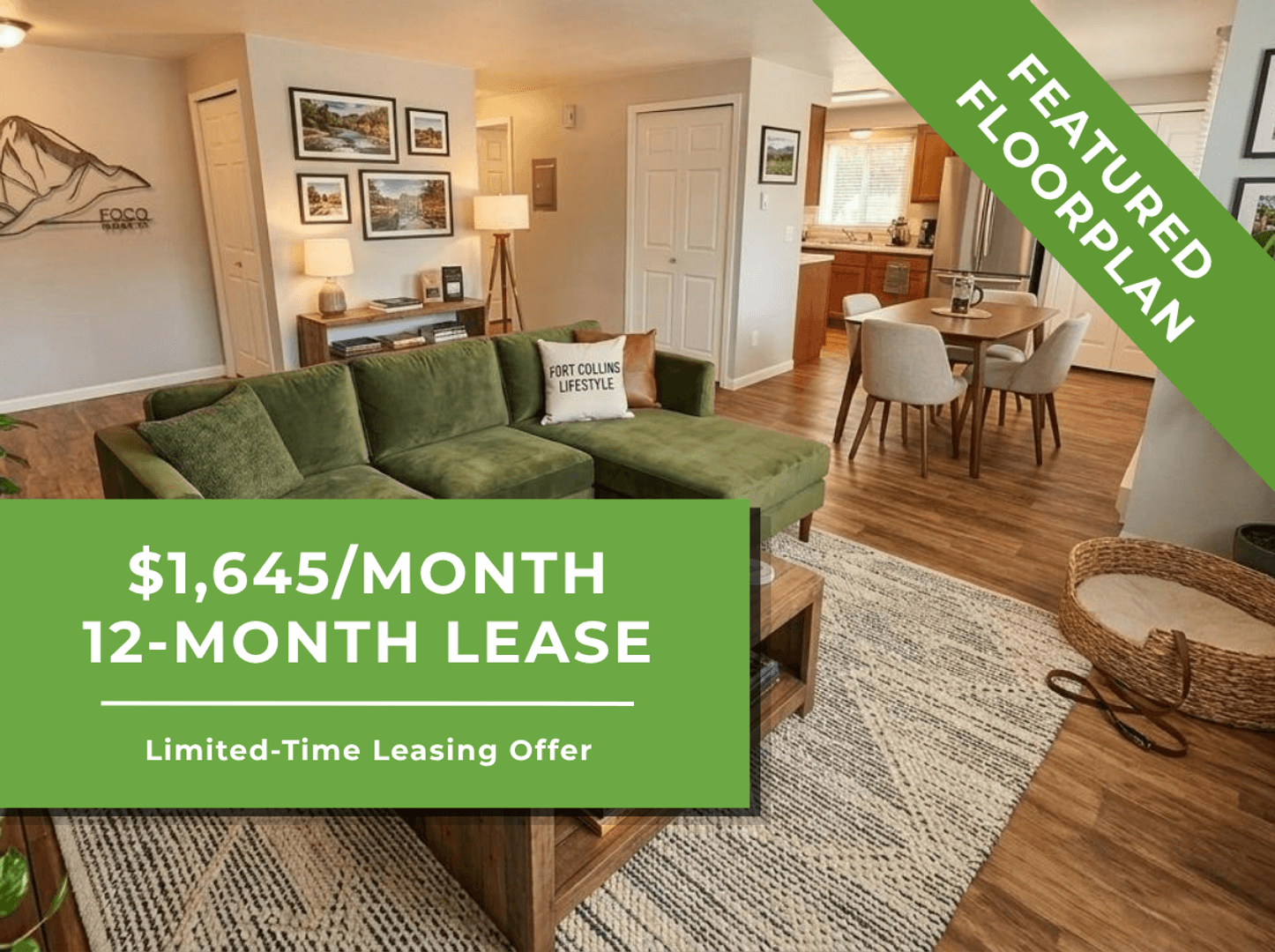 Fort Collins Apartment: 1030 & 2601 Davidson Drive  - D10