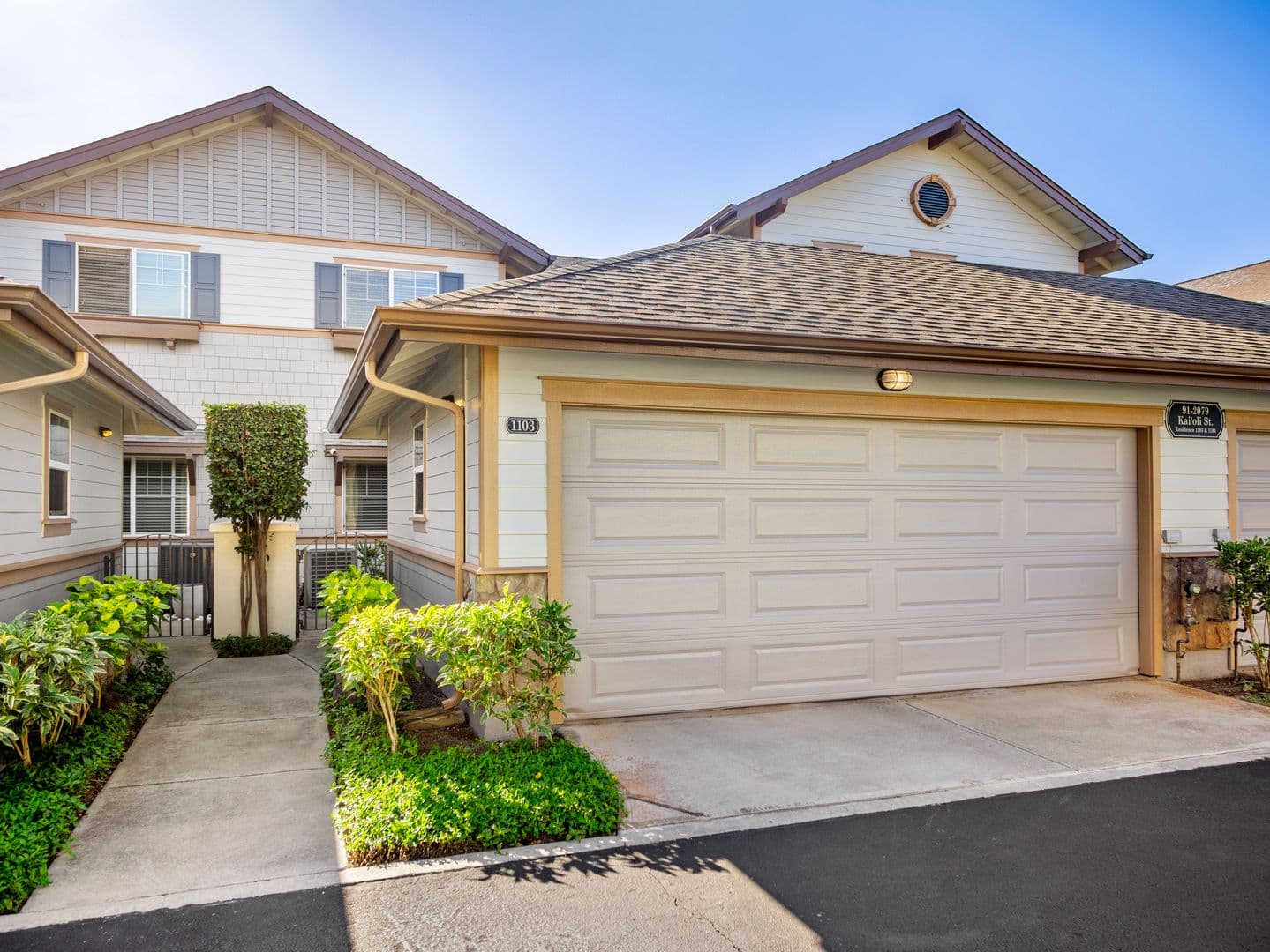 Ewa Beach Townhome: 91-2079 KaiOli St #1103