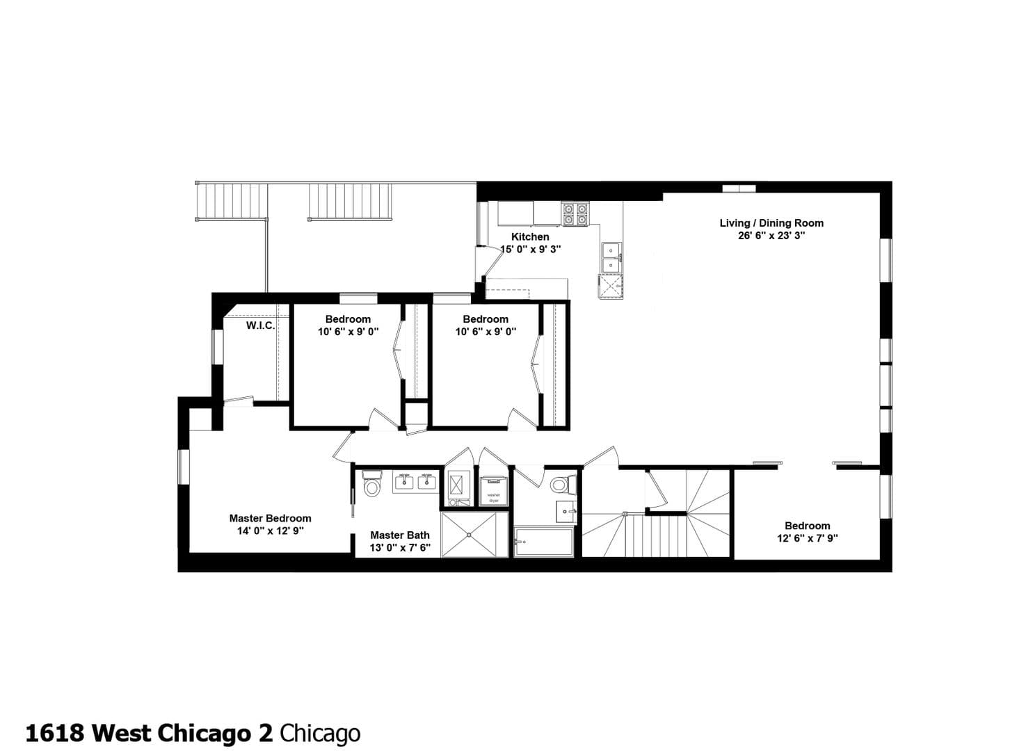 Chicago Apartment: 1618 W Chicago
