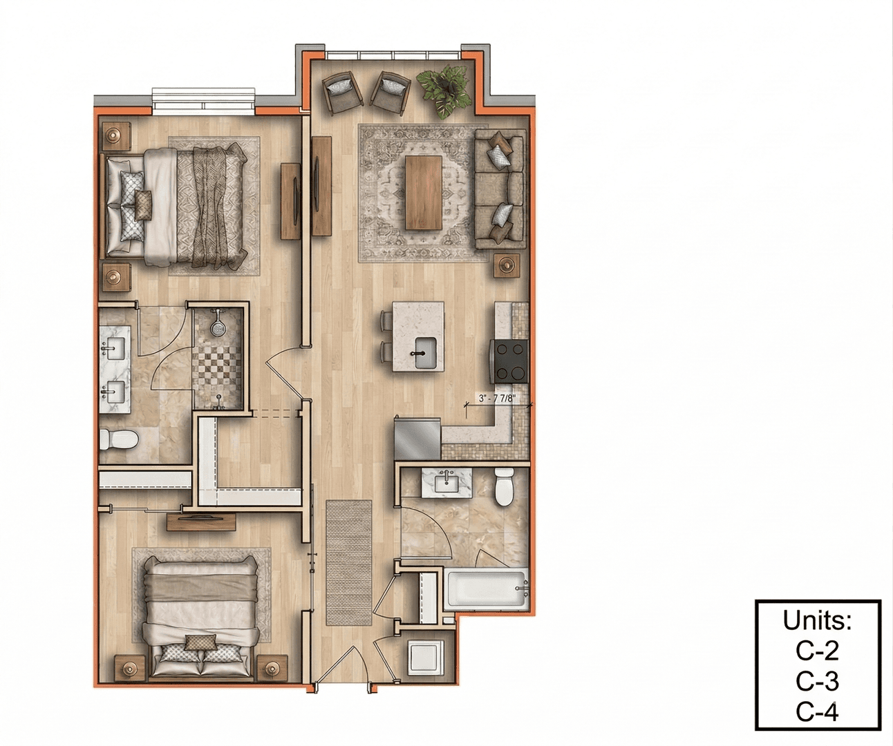 Philadelphia Apartment: 4534 Spruce Street
