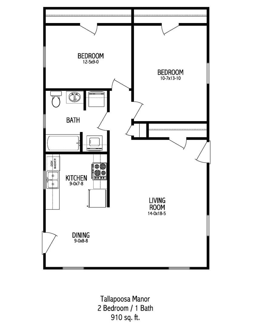 Tallapoosa Apartment: 143-239 McAdams Drive