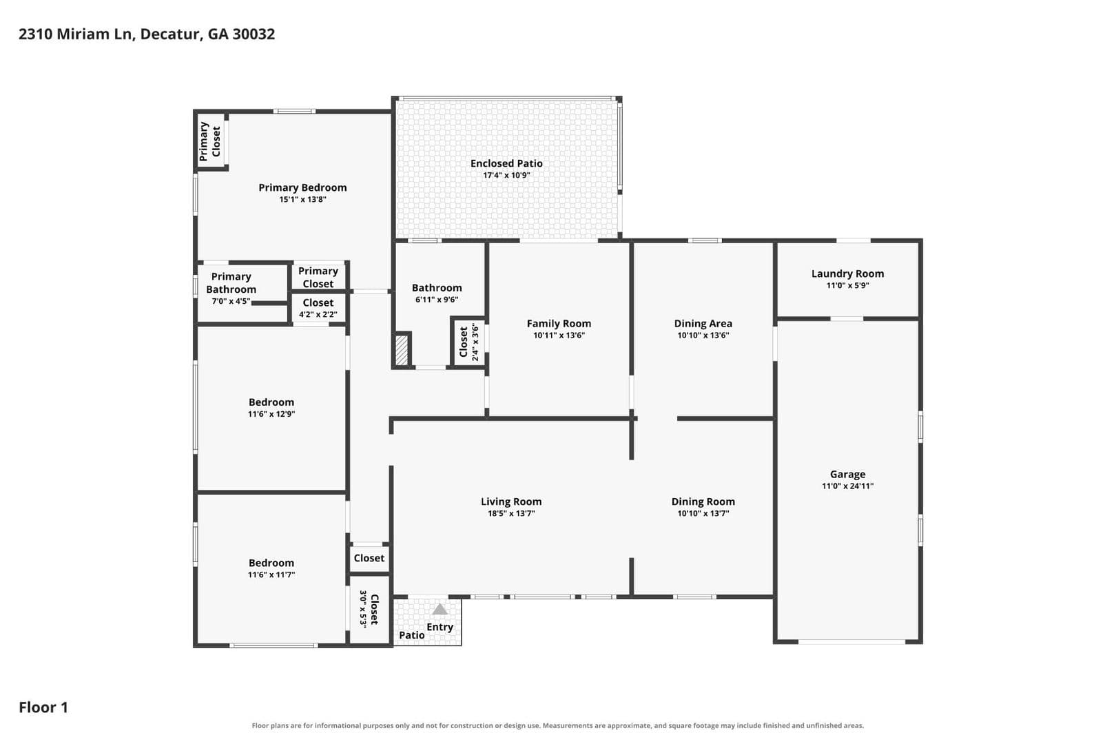 Decatur House: 2310 Miriam Lane