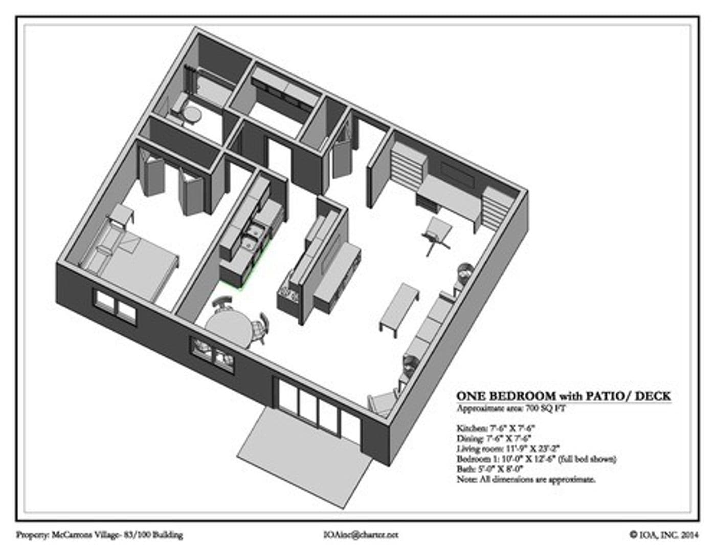 St. Paul Apartment: 99 W. California Ave. #103