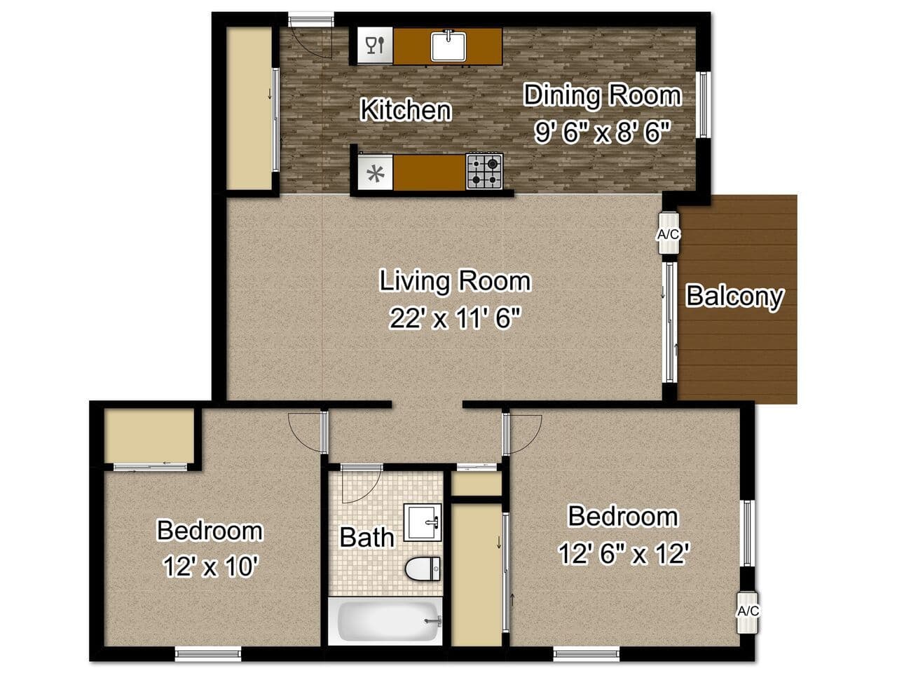 St. Paul Apartment: 1829 Furness Street