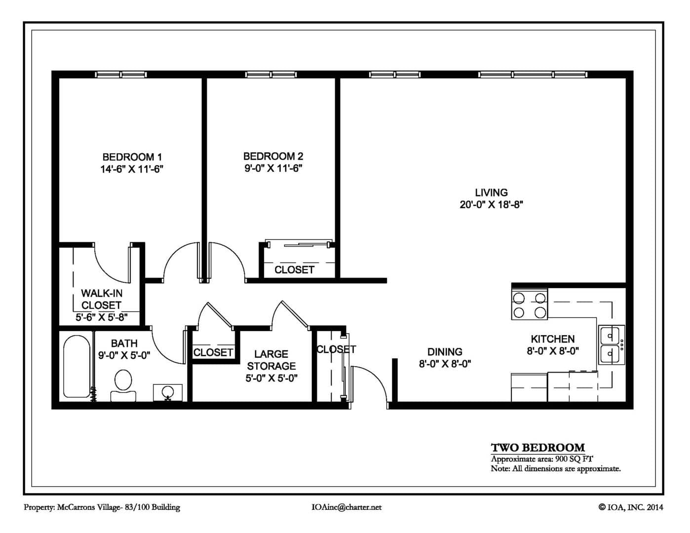 St. Paul Apartment: 99 W. California Ave. #103