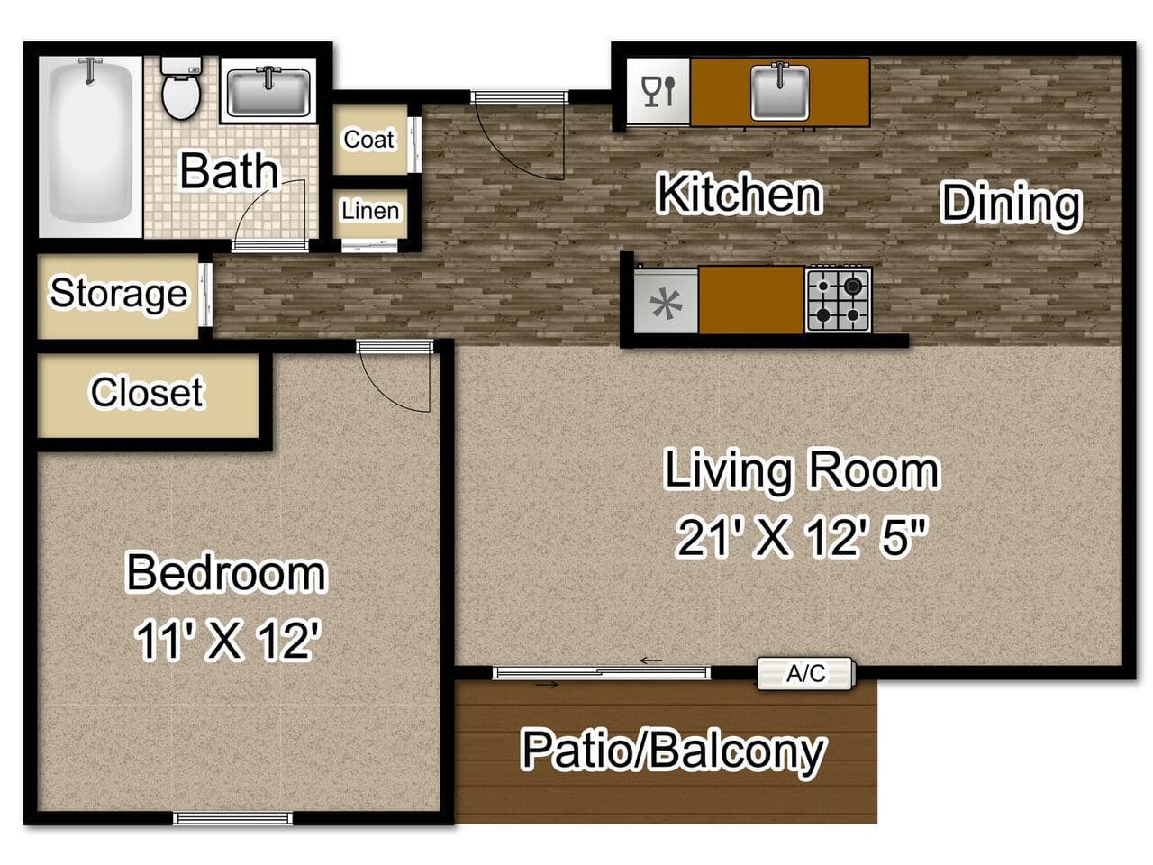 St. Paul Apartment: 1829 Furness Street