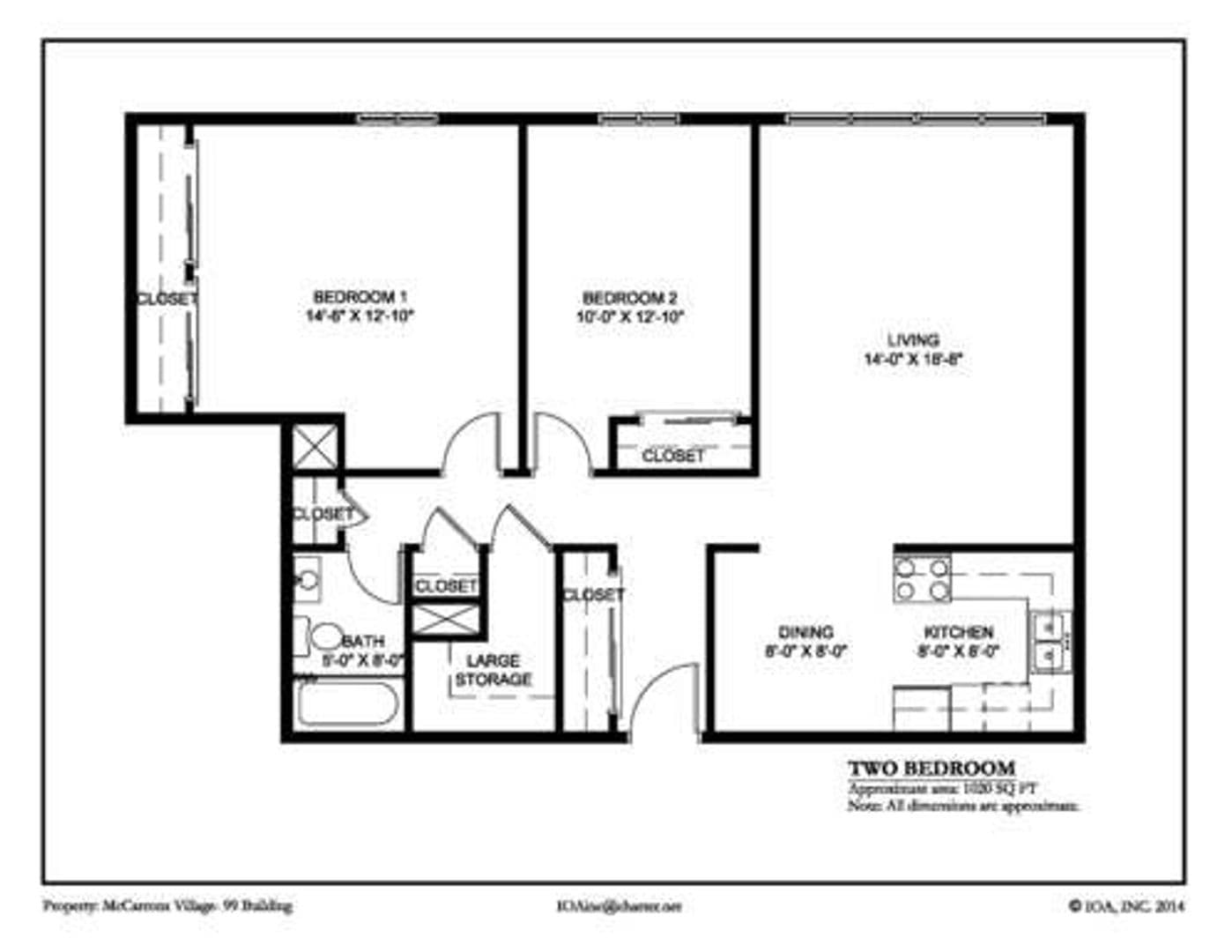 St. Paul Apartment: 99 W. California Ave. #103