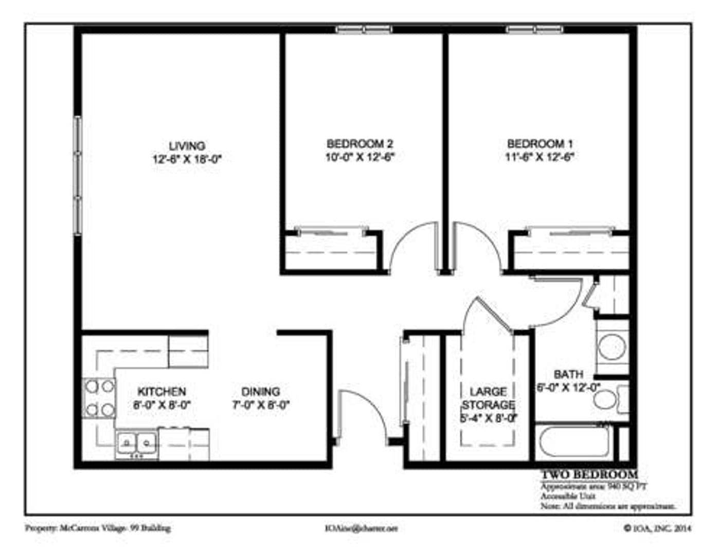 St. Paul Apartment: 99 W. California Ave. #103