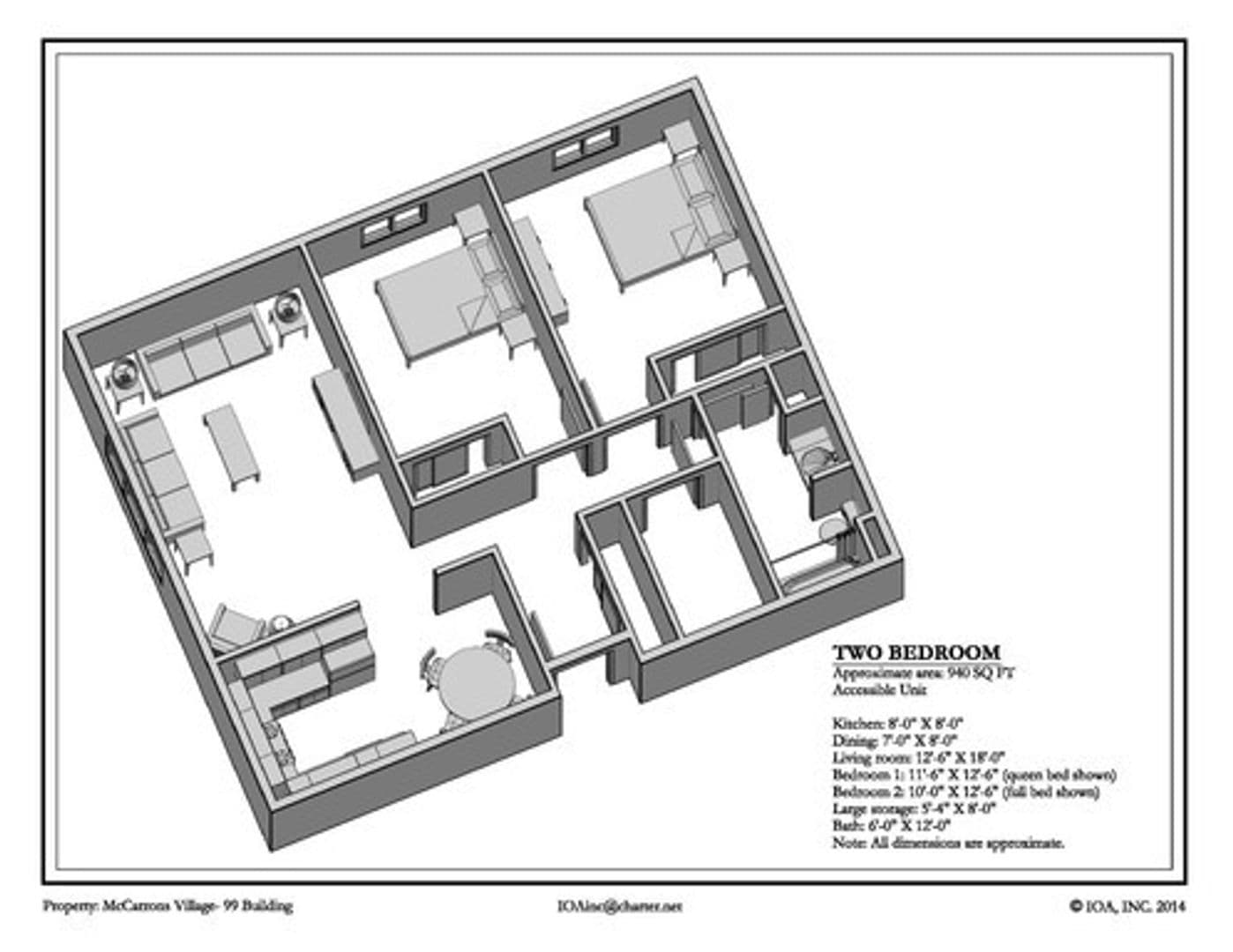 St. Paul Apartment: 99 W. California Ave. #103