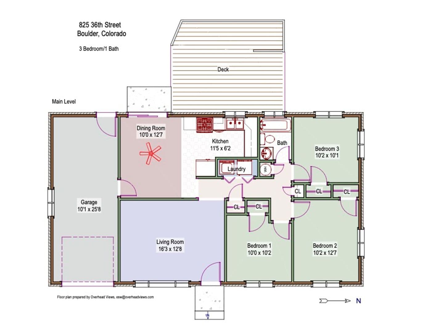Boulder House: 825 36th Street