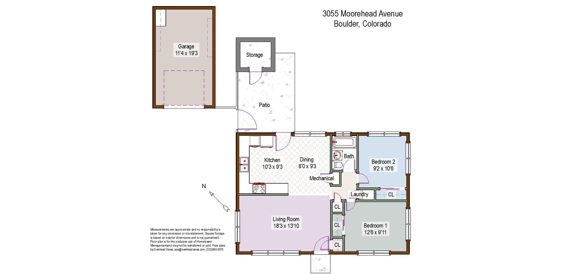 Boulder House: 3055 Moorhead Ave
