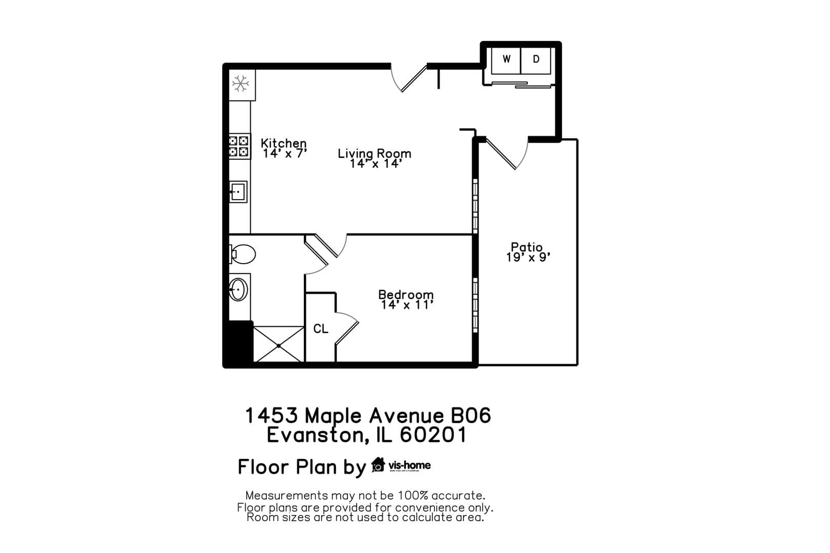 Evanston Apartment: 1453 Maple Ave.