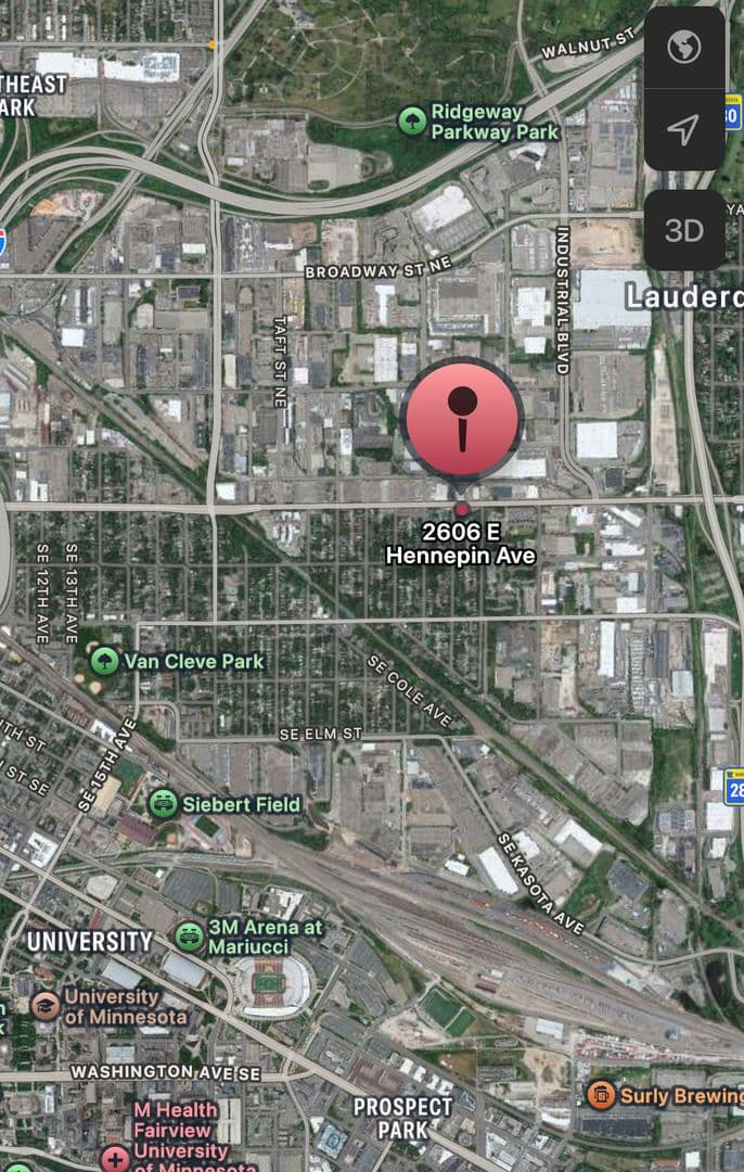 Minneapolis Apartment: 2606 E Hennepin Ave