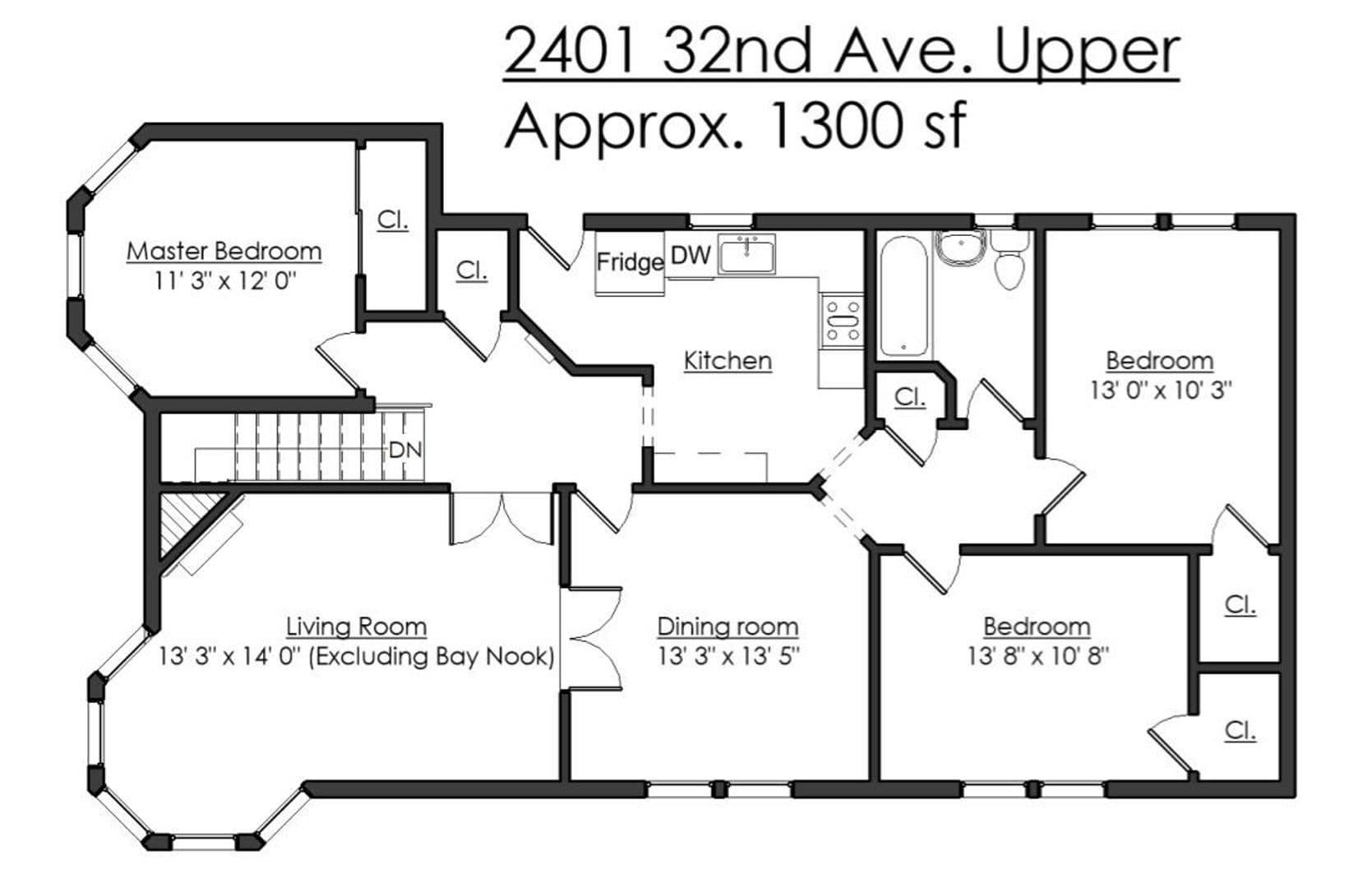San Francisco Apartment: 2401 32nd Avenue
