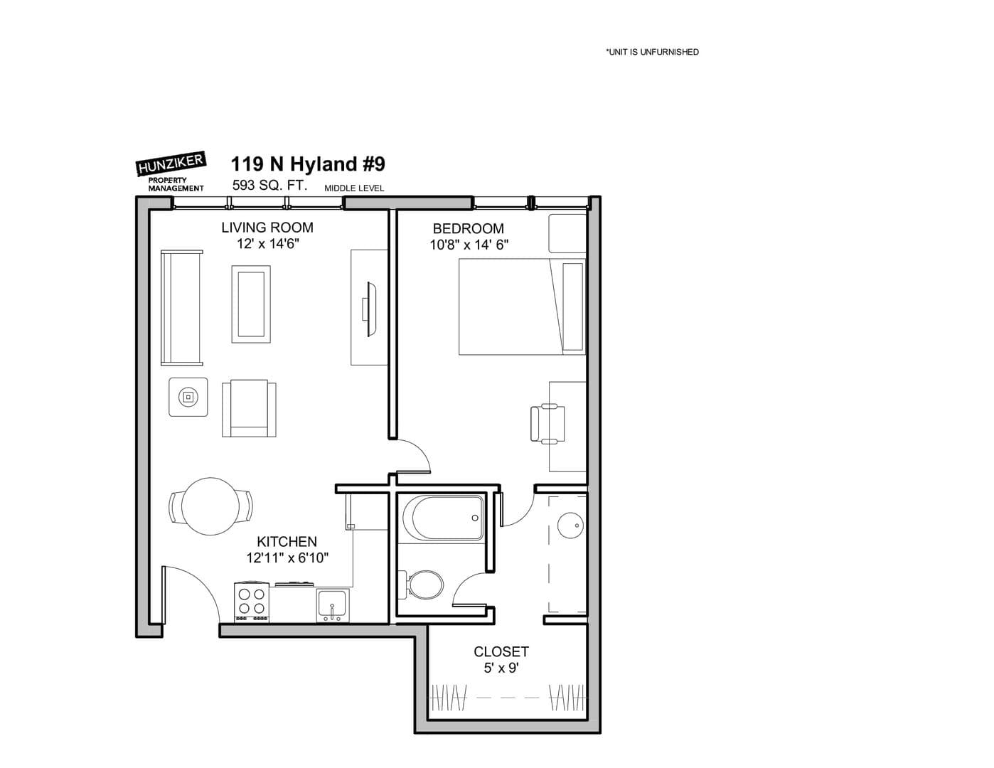 Ames Apartment: 119 N. Hyland