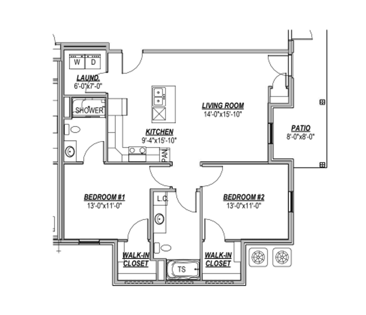 Boone Apartment: 1030 Ida Place