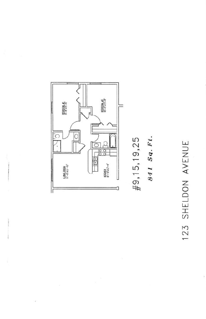 Ames Apartment: 123 Sheldon