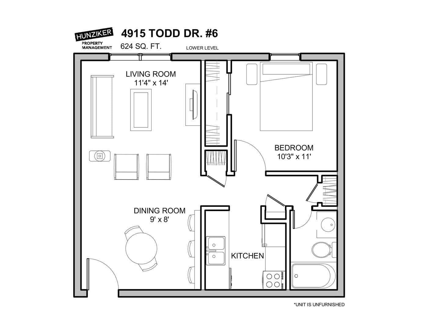Ames Apartment: 4915 Todd