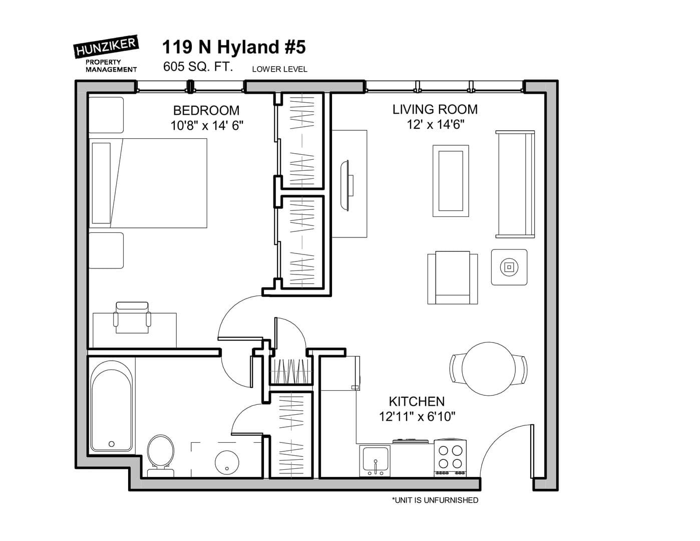 Ames Apartment: 119 N. Hyland