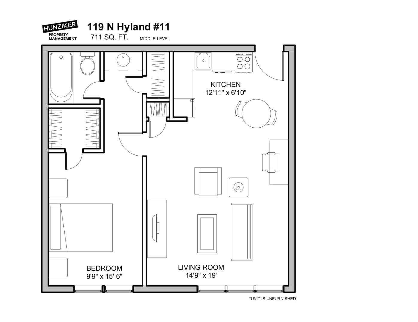 Ames Apartment: 119 N. Hyland