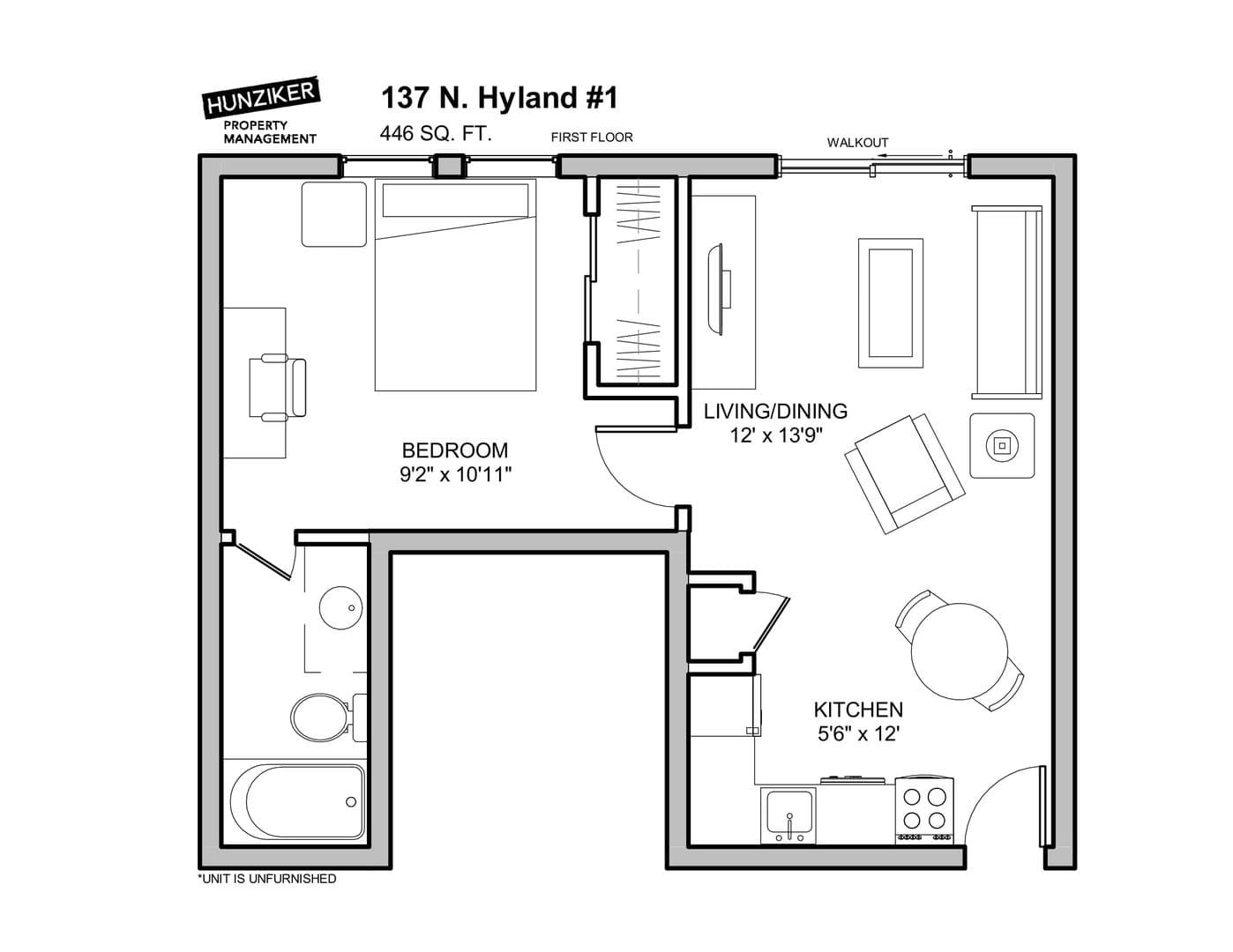 Ames Apartment: 137 N. Hyland
