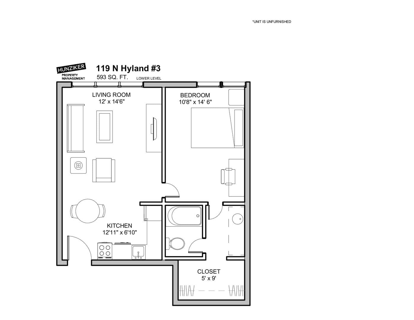 Ames Apartment: 119 N. Hyland