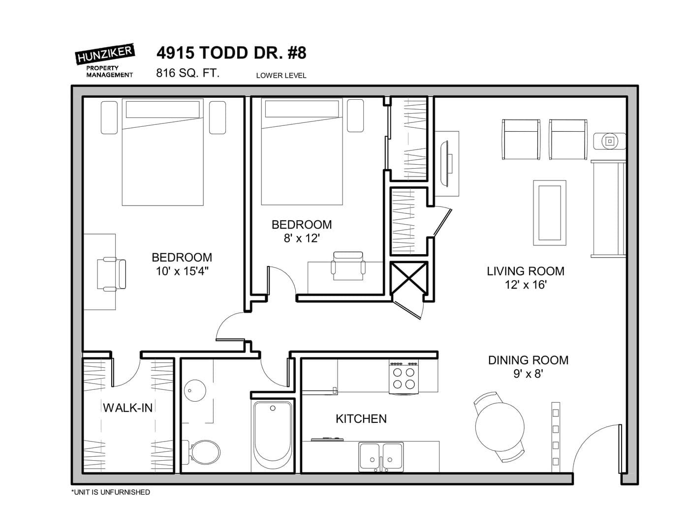 Ames Apartment: 4915 Todd