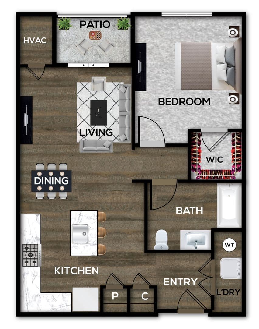 Bath Apartment: 282 N. Walnut Street