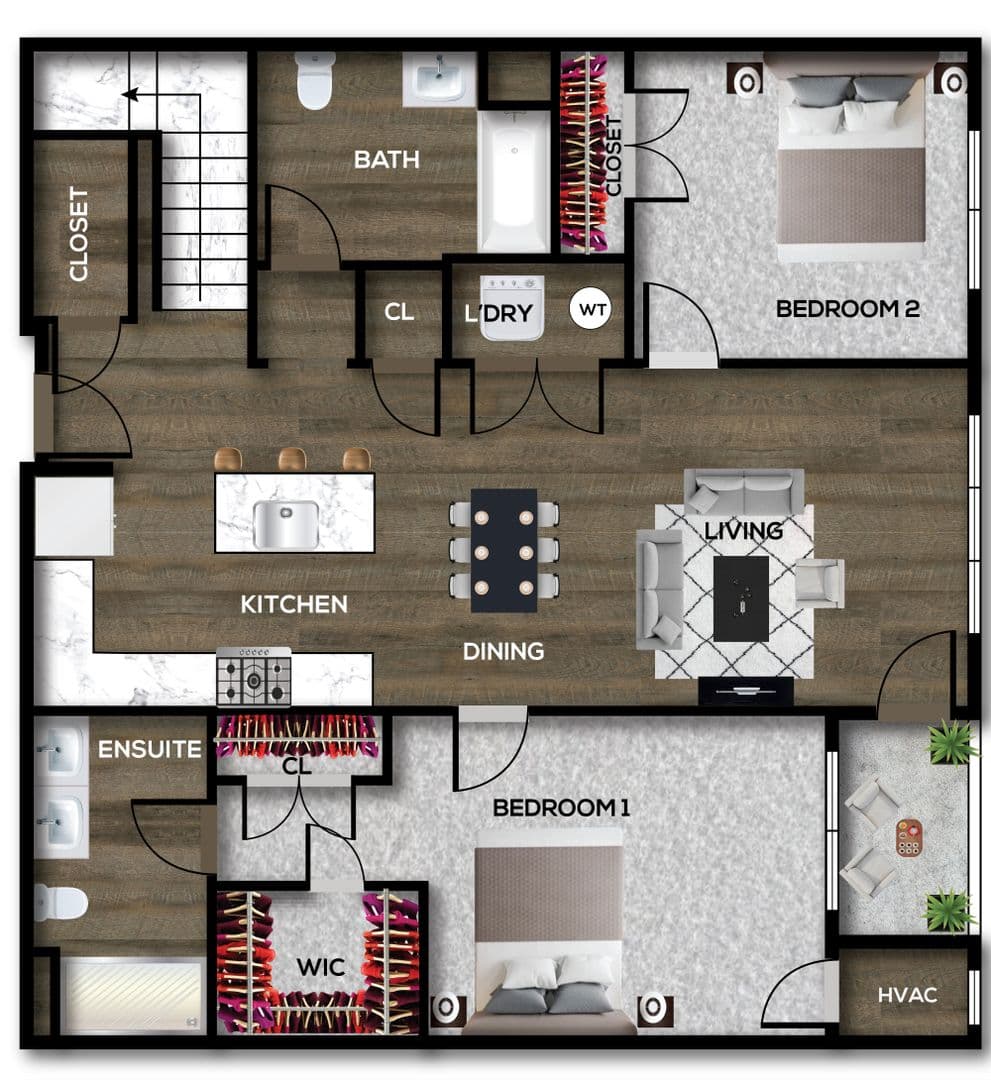 Bath Apartment: 284 N. Walnut St