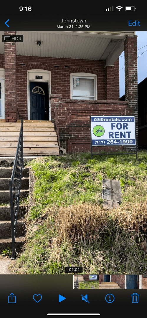 Johnstown Apartment: 521-523 Dorothy Ave