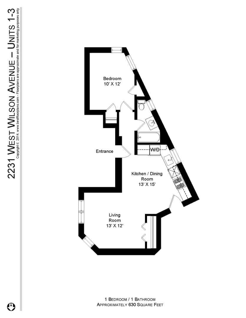 Chicago Apartment: 2229 W. Wilson Ave.