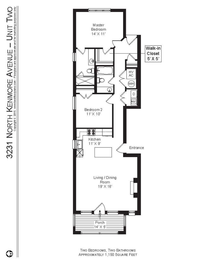Chicago Apartment: 3229 N. Kenmore Ave.