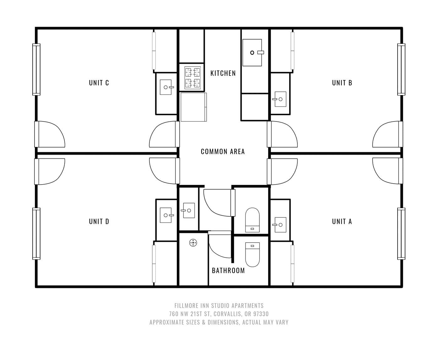 Corvallis Apartment: 760 NW 21st St
