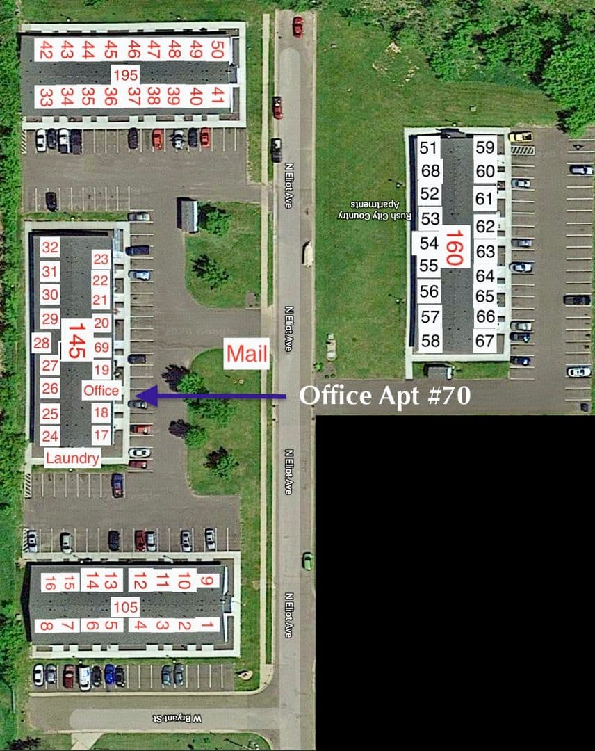 Rush City Apartment: 105 N Eliot Ave