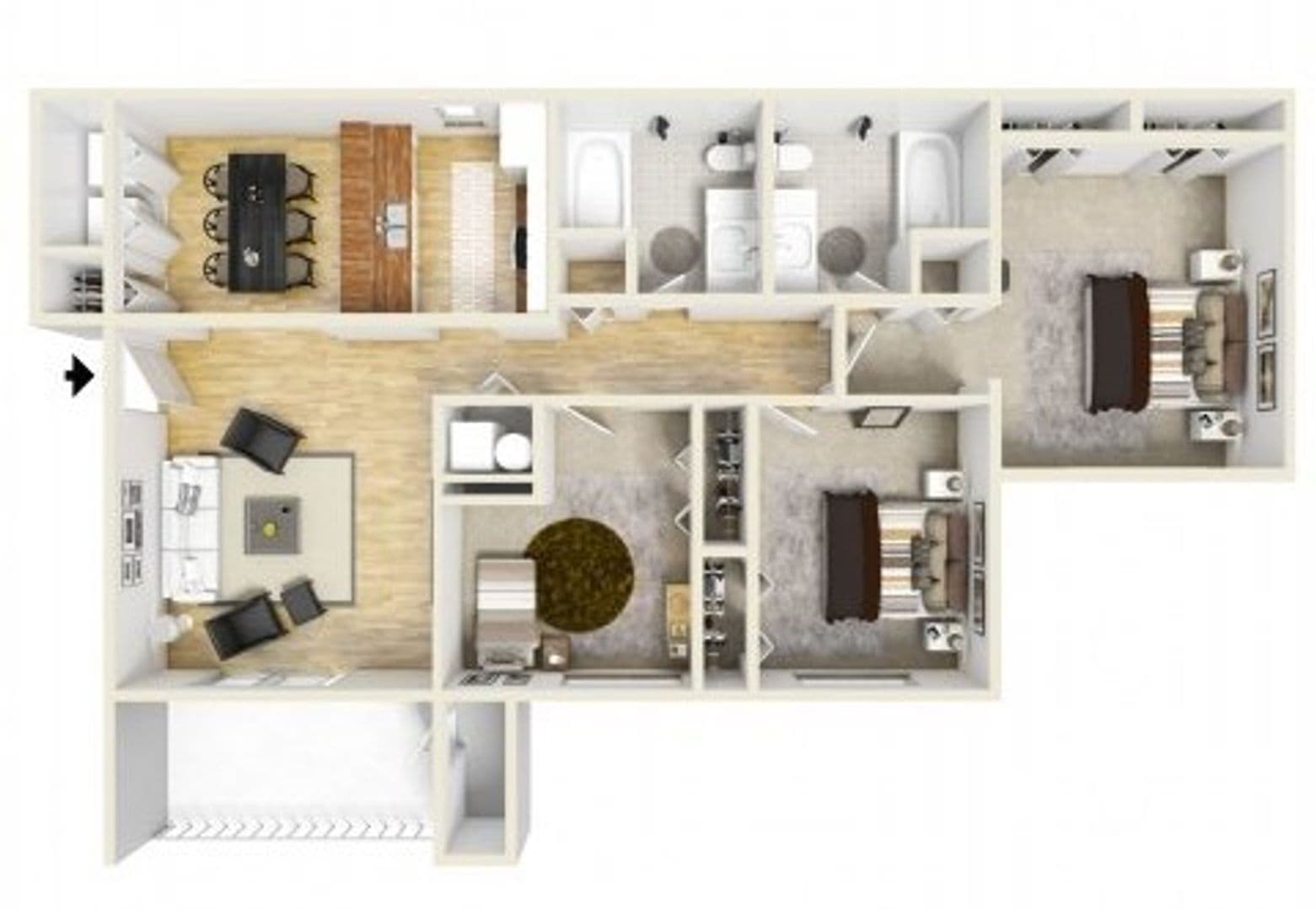 Muncie Apartment: 125 E Oldfield Ln