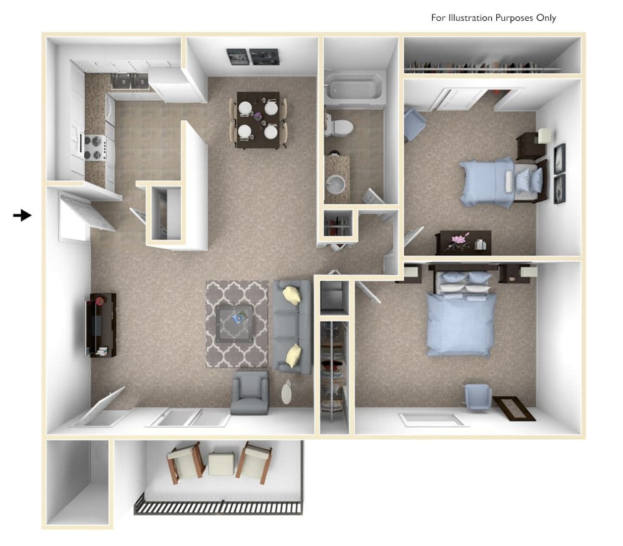 Lafayette Apartment: 100 Tonto Trail